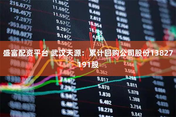 盛富配资平台 武汉天源：累计回购公司股份13827191股