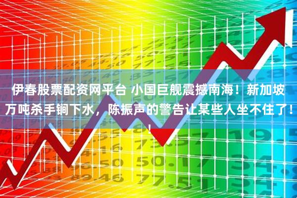 伊春股票配资网平台 小国巨舰震撼南海！新加坡万吨杀手锏下水，陈振声的警告让某些人坐不住了！