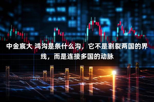 中金宸大 鸿沟是条什么沟，它不是割裂两国的界线，而是连接多国的动脉